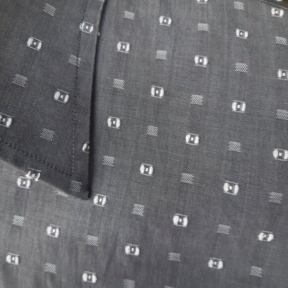 dagr SZ 15.5 French Cuff Dark Grey Men's Button Up Shirt - Picture 4 of 13